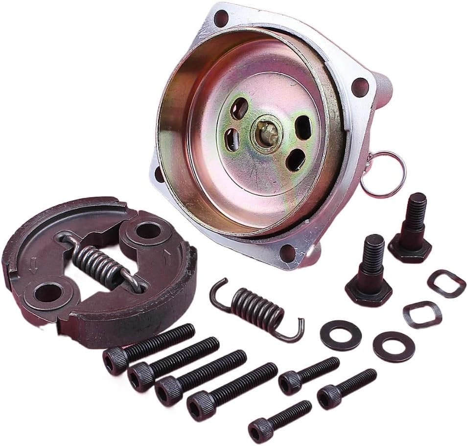 Clutch Drum Cover Bolt Set Compatible with GX50 4 Stroke Lawn Mower Engine Replace Spare Part