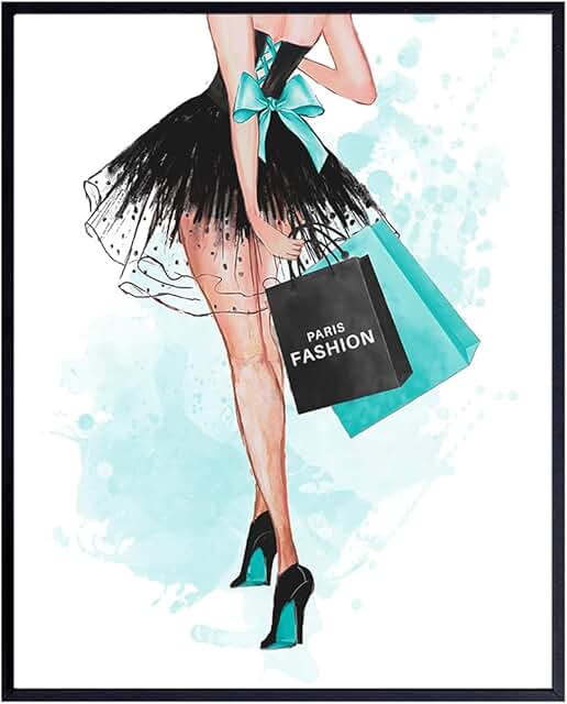 Fashion Designer Wall Decor - Poster of Glamour Woman Wall Art - High Fa...