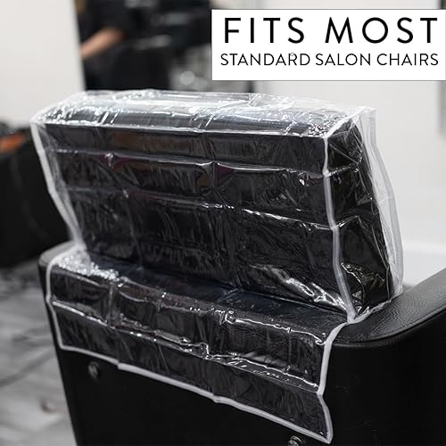 Miniatura 3 de Betty Dain Paquete de 3 fundas para sillas de salón, protege la tapicería de las sillas de spasalón de manchas, productos químicos, humedad y