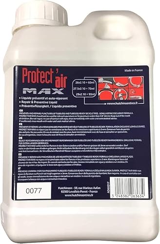 HUTCHINSON - Protect'Air Max - Líquido preventivo antipinchazos y autorreparador - Para neumáticos Tubeless MTB y carretera - 1 l - imagen 2