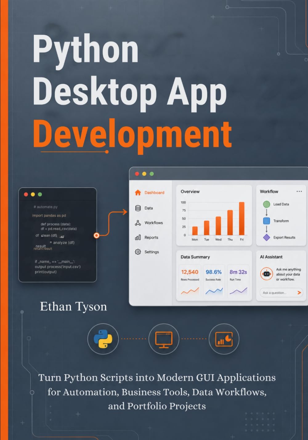 Python Desktop App Development: Turn Python Scripts into Modern GUI Applications for Automation, Business Tools, Data Workflows, and Portfolio Projects