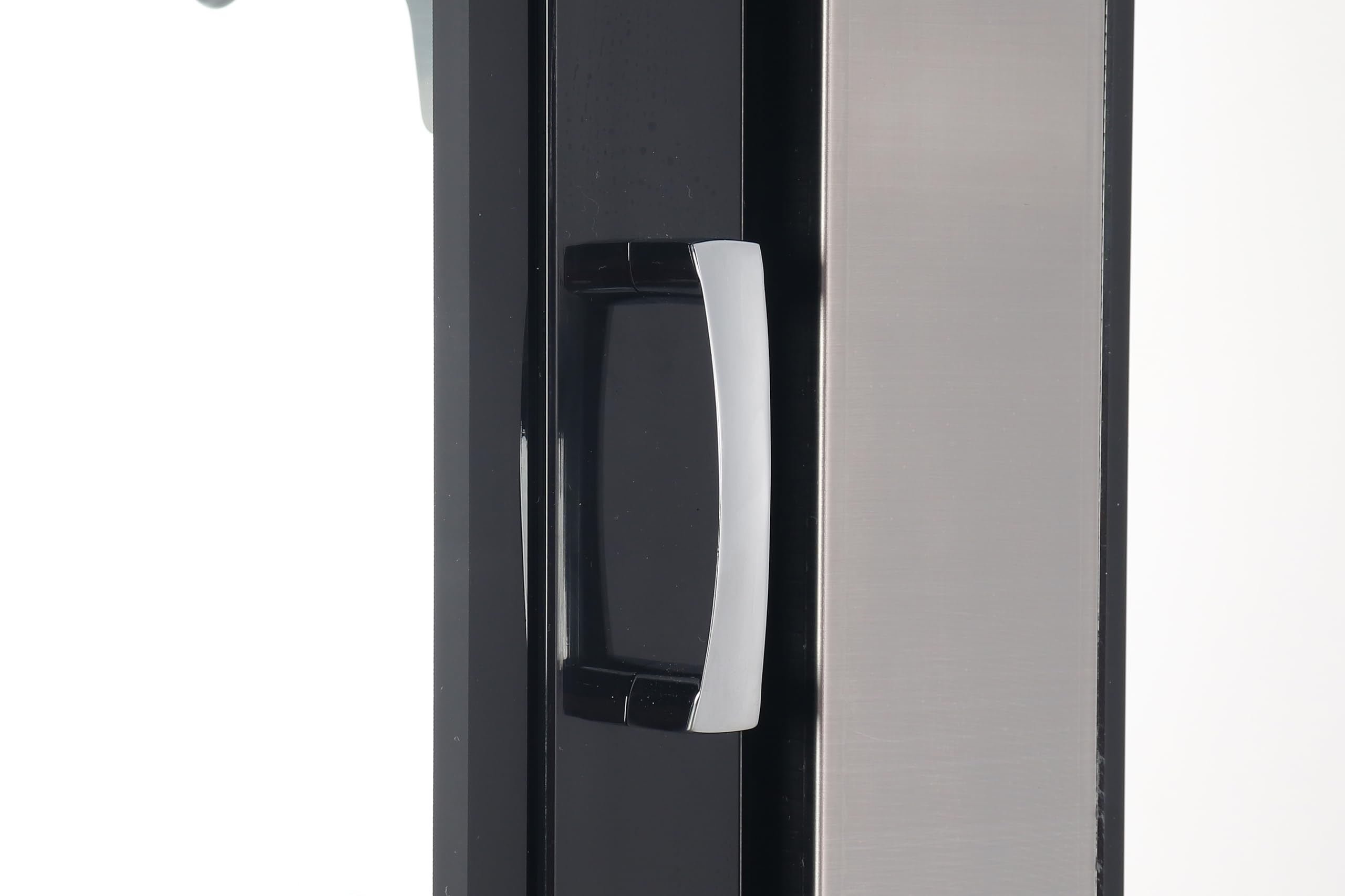 METRO Professional Vetrina Refrigerante GCV1470, Acciaio Inox/Vetro, 151.5x67.5x121 cm, 510L, 490W, 2 Ripiani, con Ruote, Argento