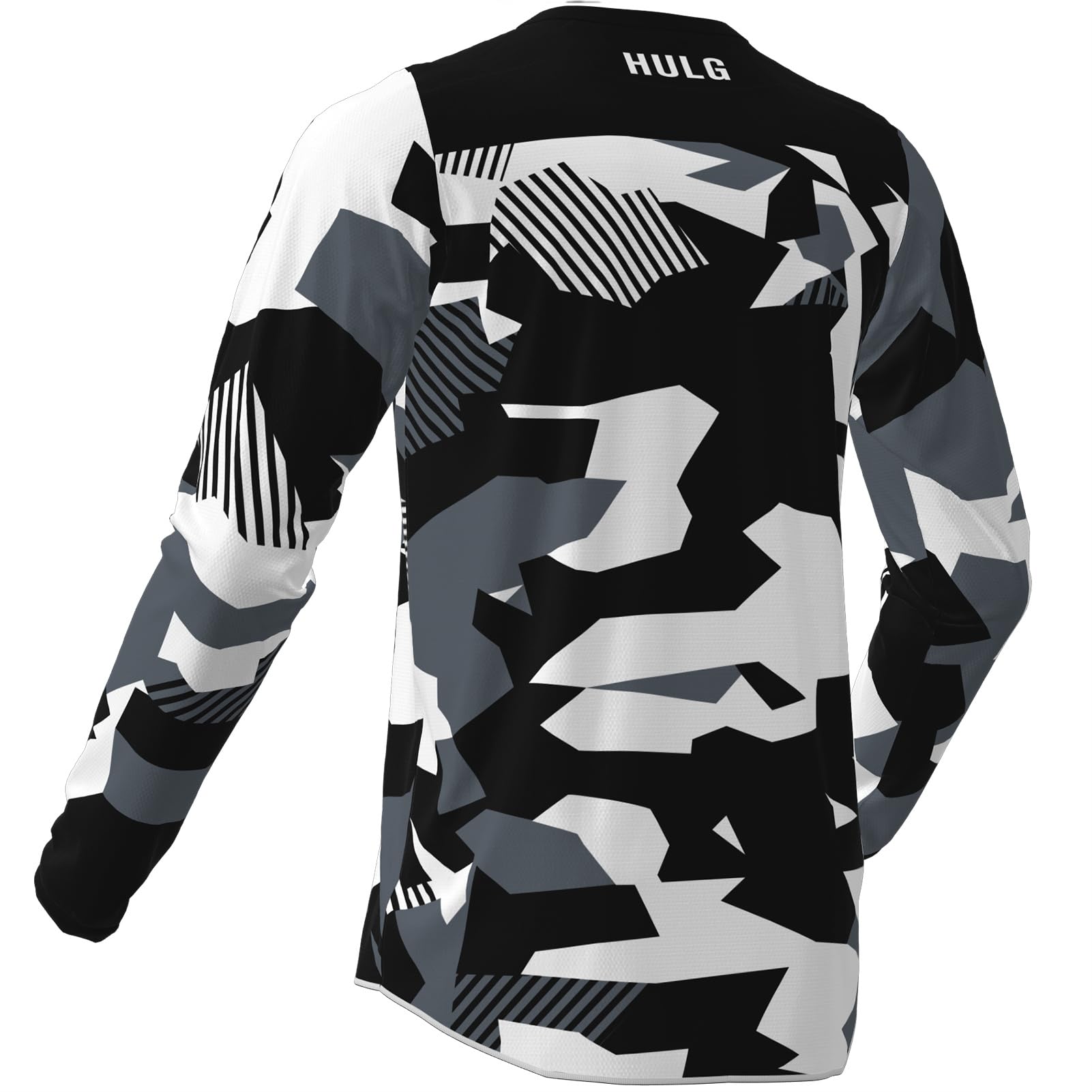 Ropa de Ciclismo para Hombre, Camiseta de Ciclismo de montaña (Manga Larga), Adecuada para Ciclismo de montaña/BMX/Moto de Cross y Otros Deportes