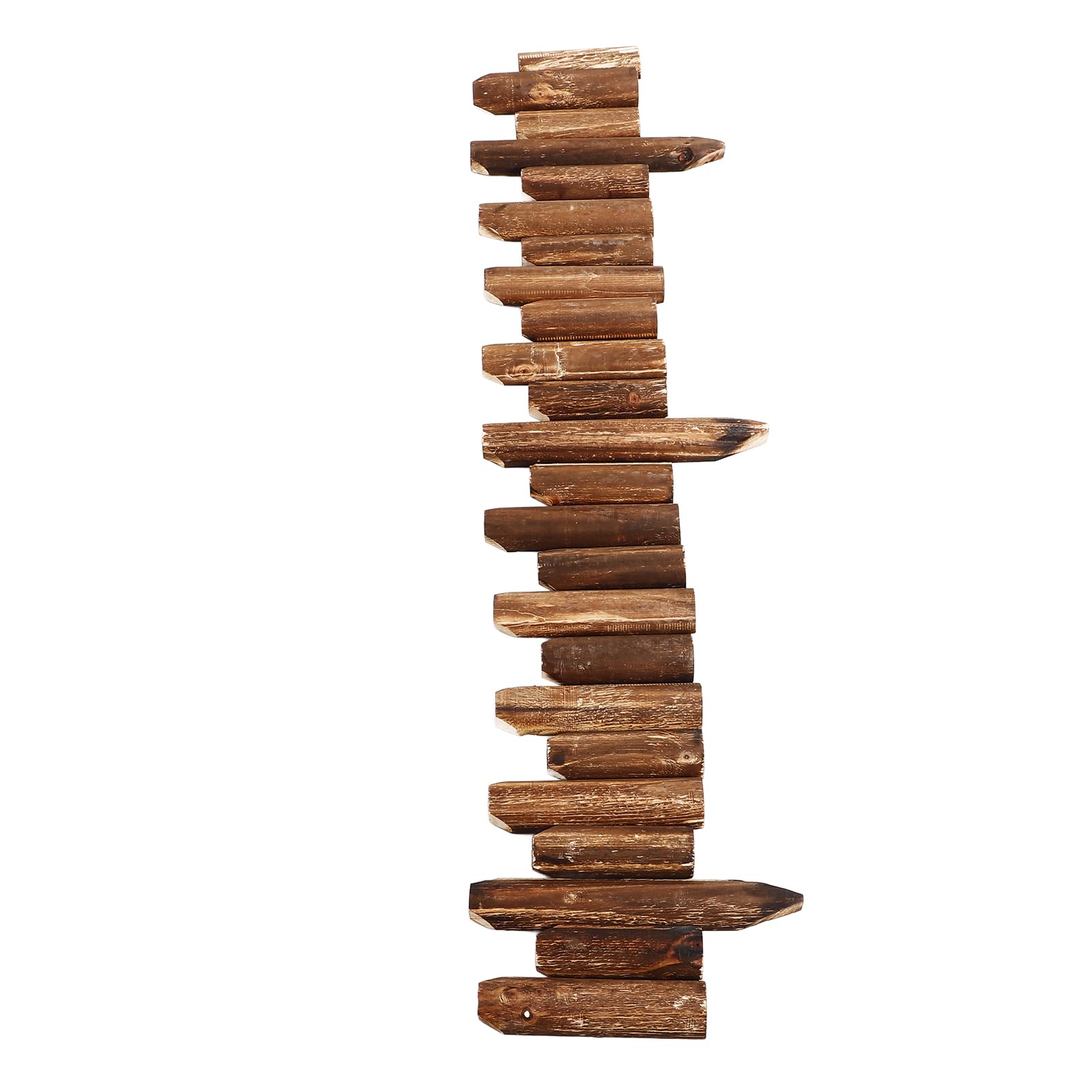 Clôture en bois imputrescible pour jardin bordure resistante aux intemperies et durable