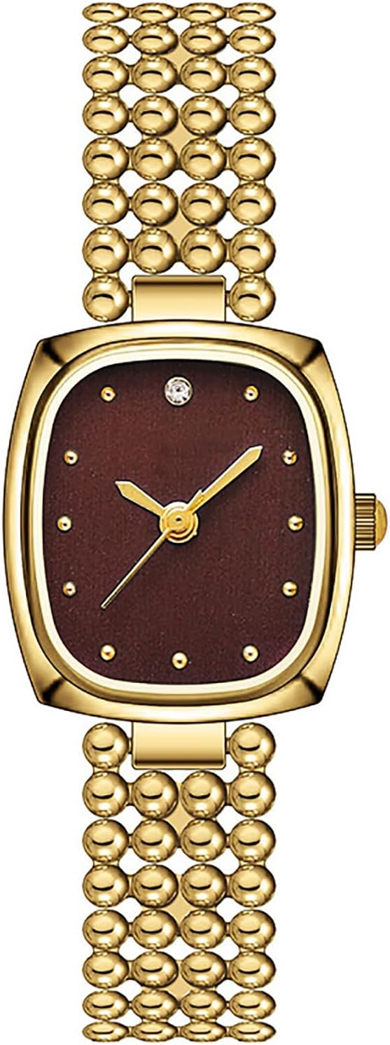 BESTKANG Gold Watches for Women Retro Ladies Quartz Wrist Watch Small Square Elegant Luxury Bracelet Women's Watch