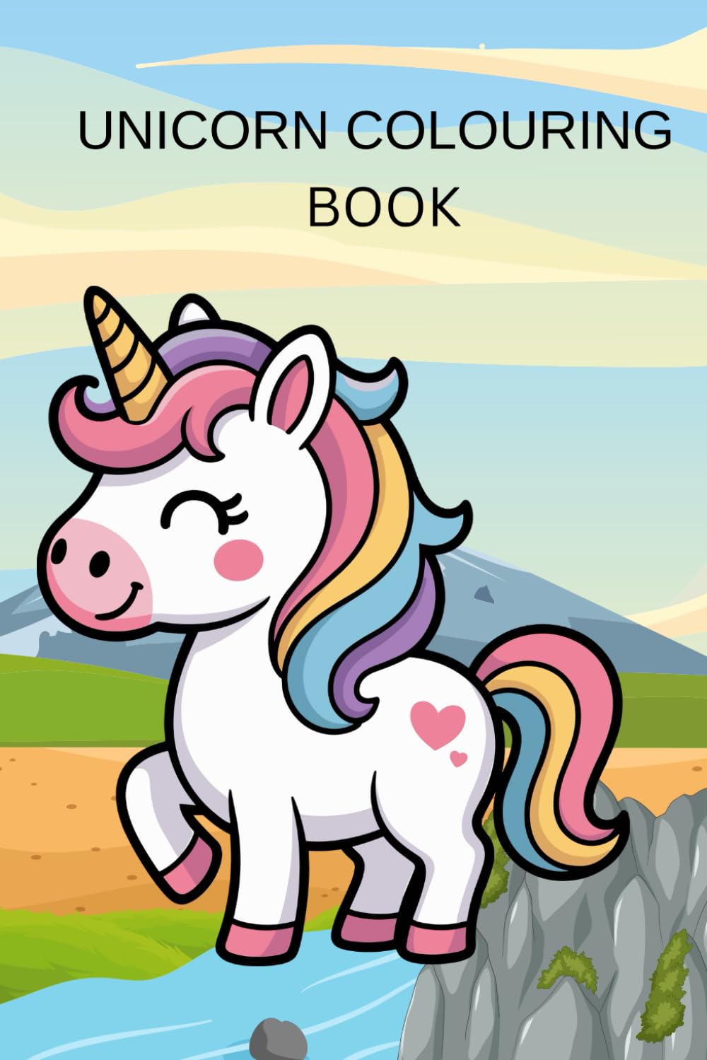 Unicorn Colouring Book