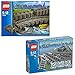 Produktbild Lego CITY 2er Set 7499 7895 Flexible & gerade Schienen + Weichen für Eisenbahn