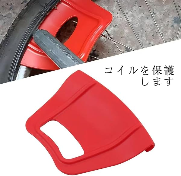 Kazeori リムガード リムプロテクター ホイールリムプロテクター 車輪タイヤ工具 タイヤ交換工具 オートバイ、四輪車、自転車、ロードバイク、全地形対応車両向けのタイヤ交換 2個 - 4
