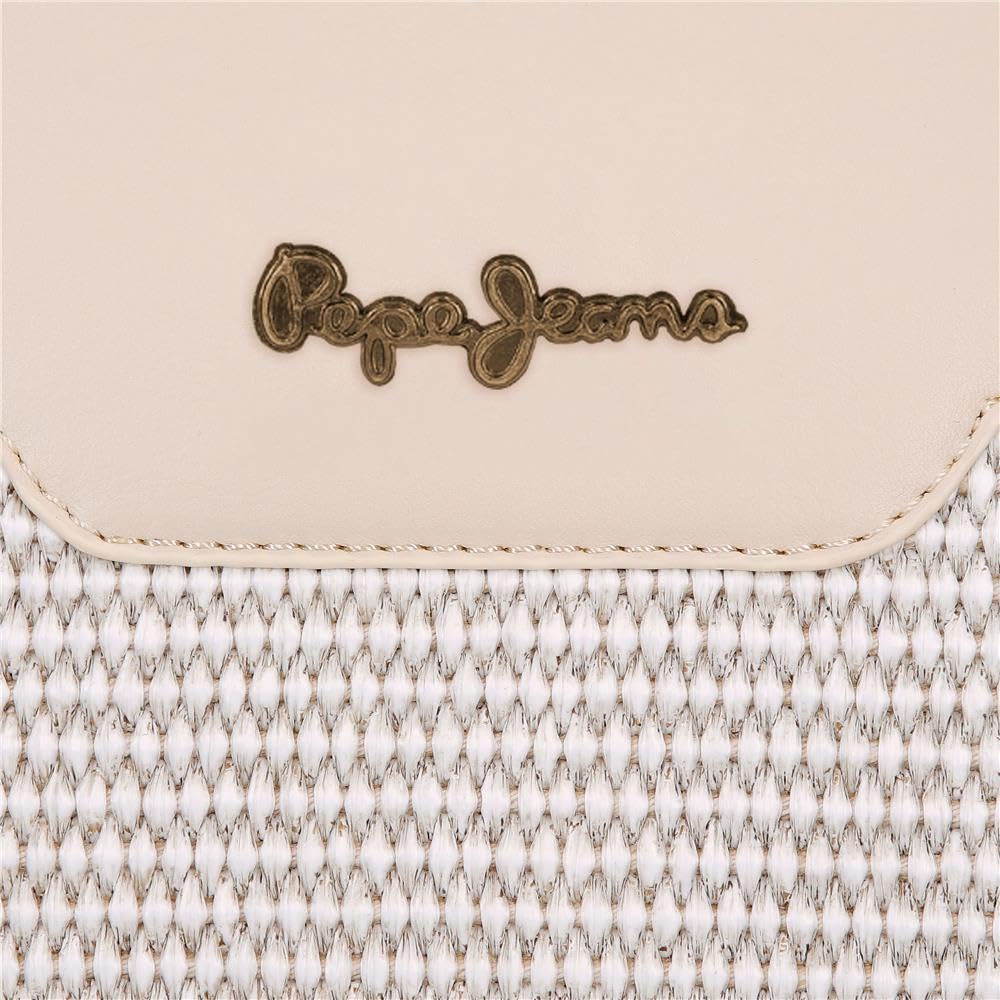 Pepe Jeans Clara Zaino, Borsa e Tracolla in Beige e Rosa, realizzati in Poliestere e PU – by Joumma Bags