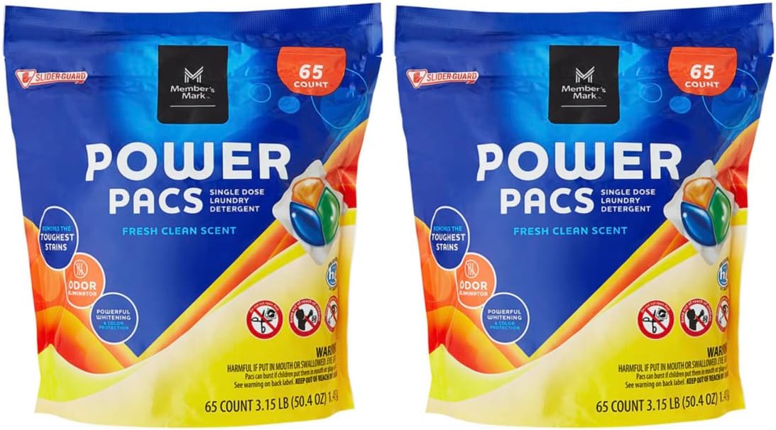Ultimate Clean Laundry Detergent Power Pacs (130 loads)