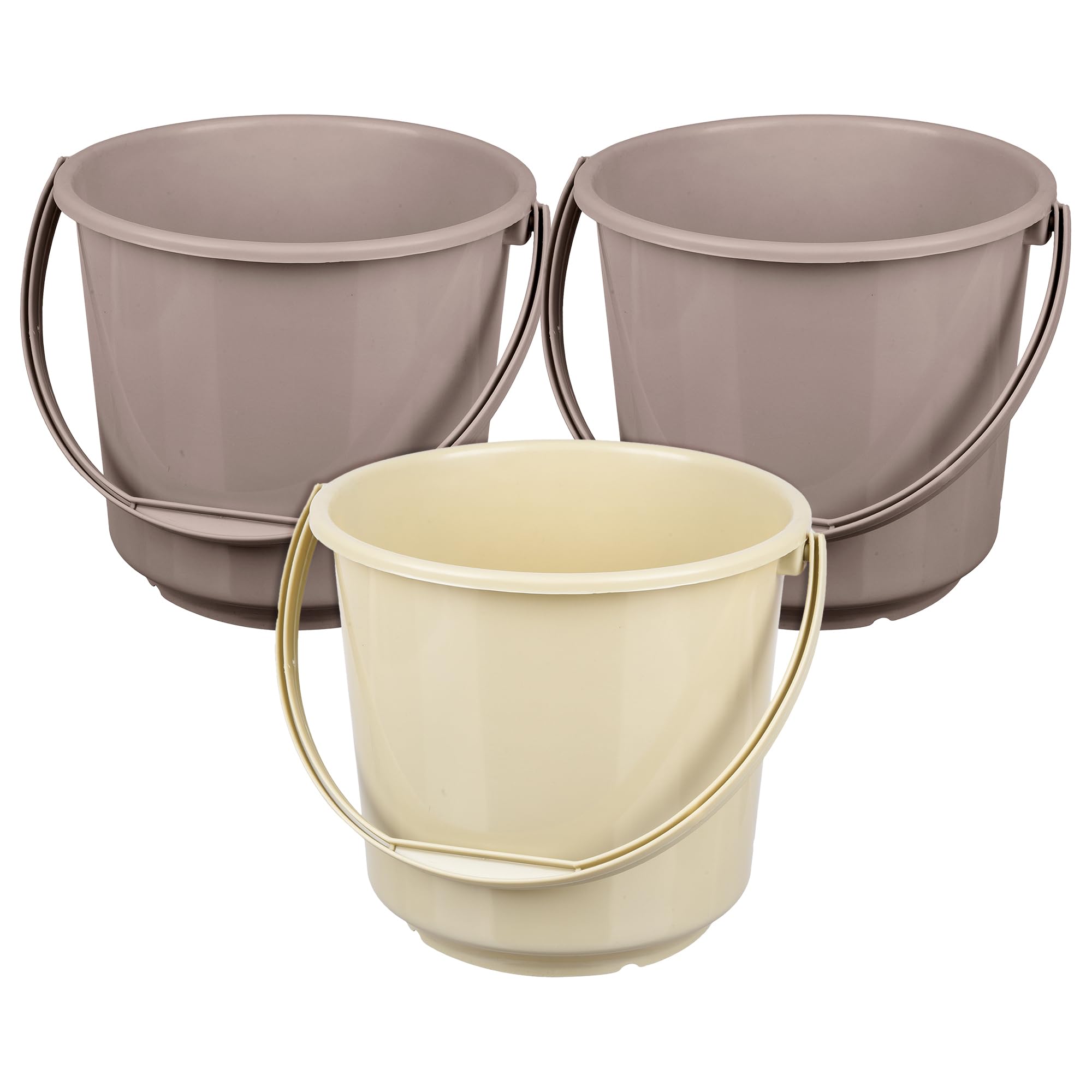 Kuber Industries Bucket | Plastic Bucket for Mopping | Storage Container Bucket | Water Storage Bucket | Plain Bucket | 5 LTR | Pack of 3 | Multi (B0CW3DCSBQ) Amazon Price History, Amazon Price Tracker