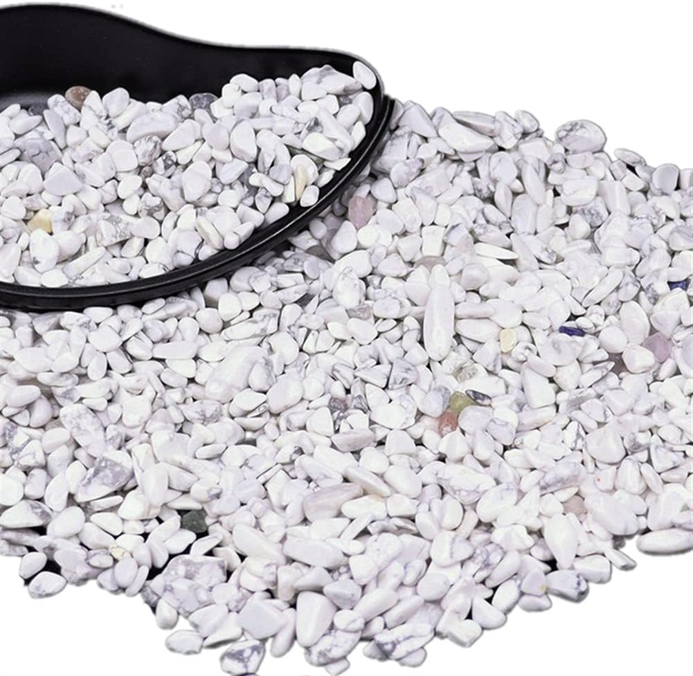 for 3-5mm Crystal White Stone Rock Quartz Unprocessed Gem Aquarium Decorative Stone Raw Stones and Minerals Crystals and Stones, 100g, Turquoise