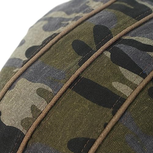 Leucos Ticte Men's Camouflage Newsboy Cap Cotton Driver Outdoor Flat Hat #TOP2
