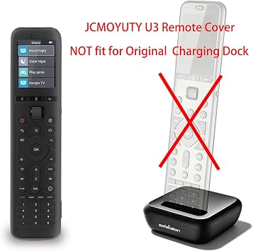 Case Cover for Sofabaton U3 Remote Black Silicone Skin