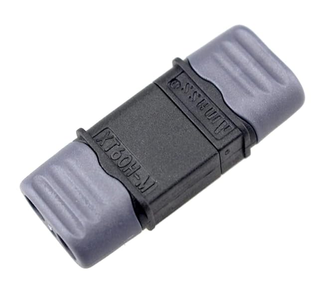 Foto 4 de 5 de VUNIVERSUM 4 conectores dorados originales Amass Premium XT60H XT60, color negro, hembra