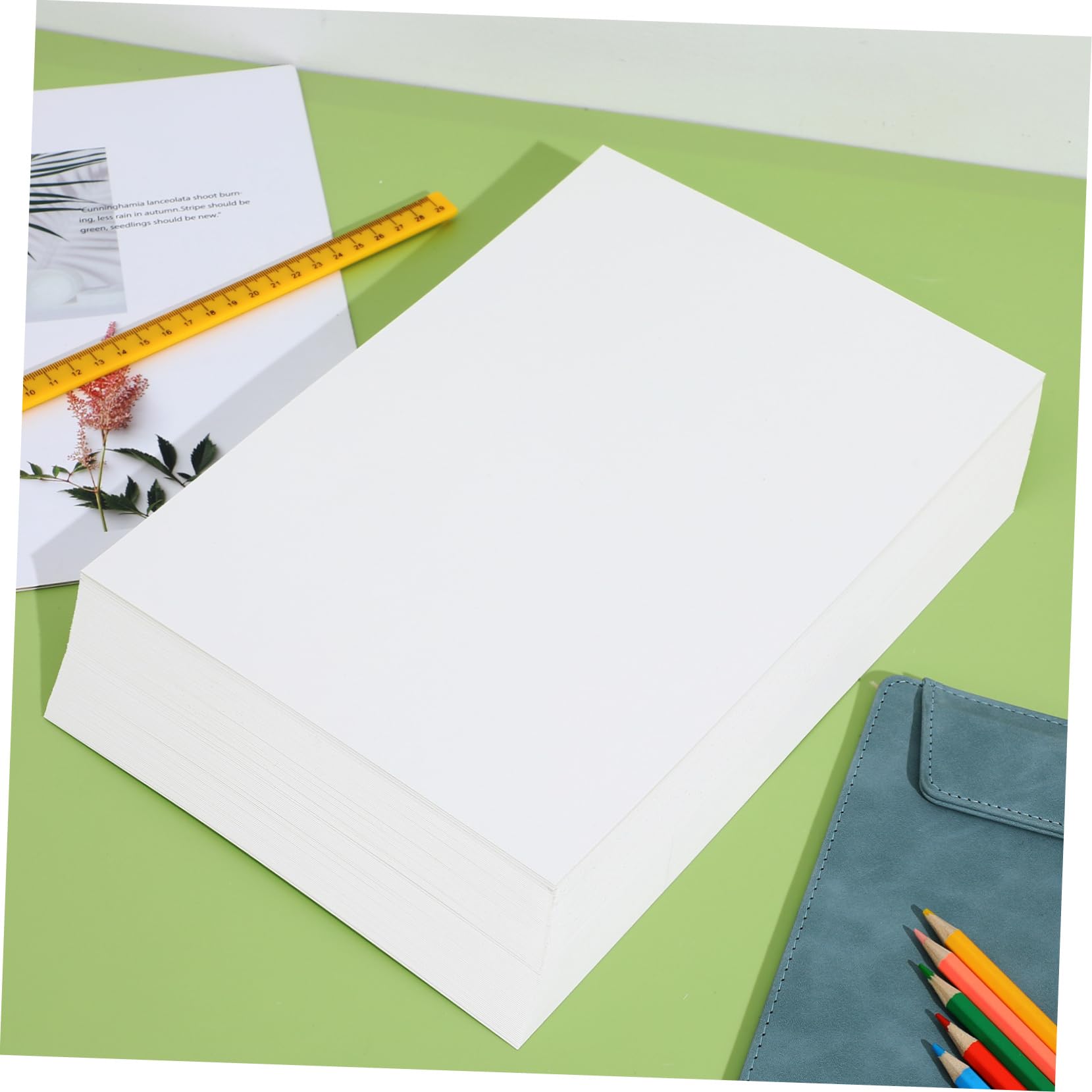 100 Blätter Druckerpapier 180g/m² Holzfreies, Glattes Papier, Cremeweiß, Kompatibel Für Büro, Schule, Studio, Klarer Druck Ohne Verschmieren