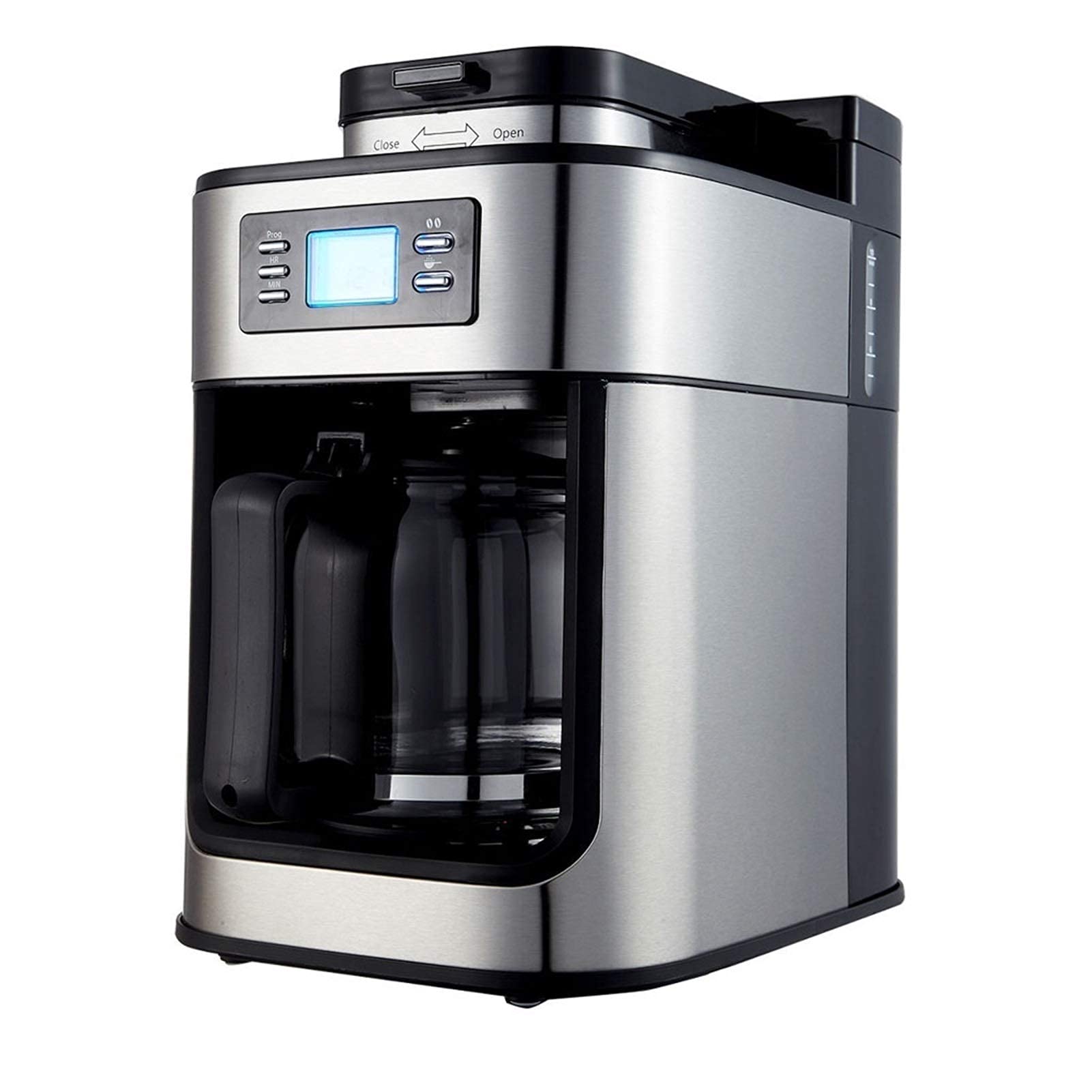 Macchina Per Il Caffè Macchina Per Il Caffè 1.2L Macchina Per Caffè Espresso Automatica Macchina Per Caffè Filtro Macchina Per Caffè Macinacaffè Per Elettrodomestici Da Ufficio 110V / 1000W Macchina