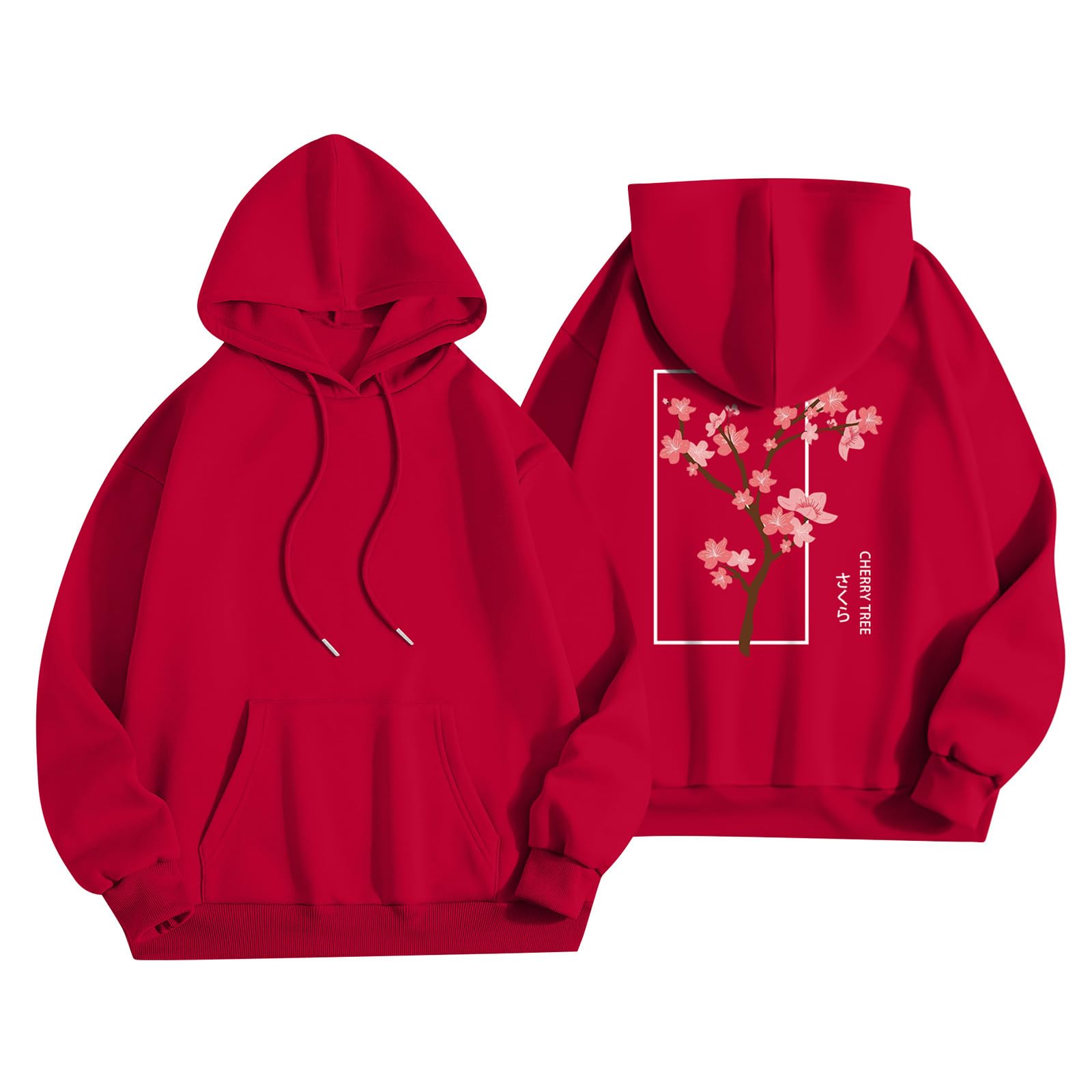 Różowa bluza z kapturem z motywem palmy dziewczęca bluza śliczne bluzy oversize bluza z kapturem damskie bluzy i bluzy z kapturem estetyczna damska bluza z kapturem z długim rękawem bluza z kapturem