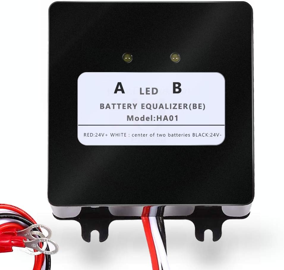 Battery Equalizer 2 × 12V Lead-Acid Batteris Balancer Charger Gel Flood AGM Lead Acid Battery