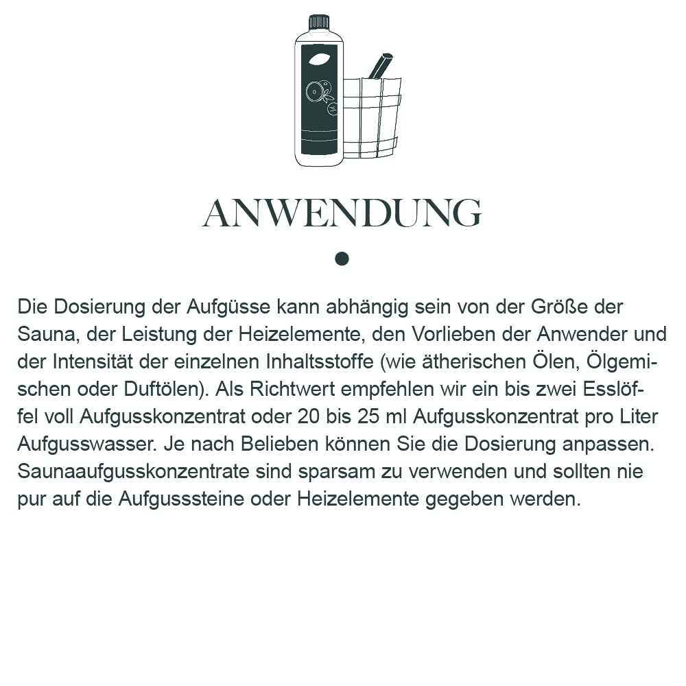Saunabedarf Schneider - Aufgussset Feel Free 5 x 250 ml Inhalt - blumig-erdiger Saunaaufguss - wohltuender Mix