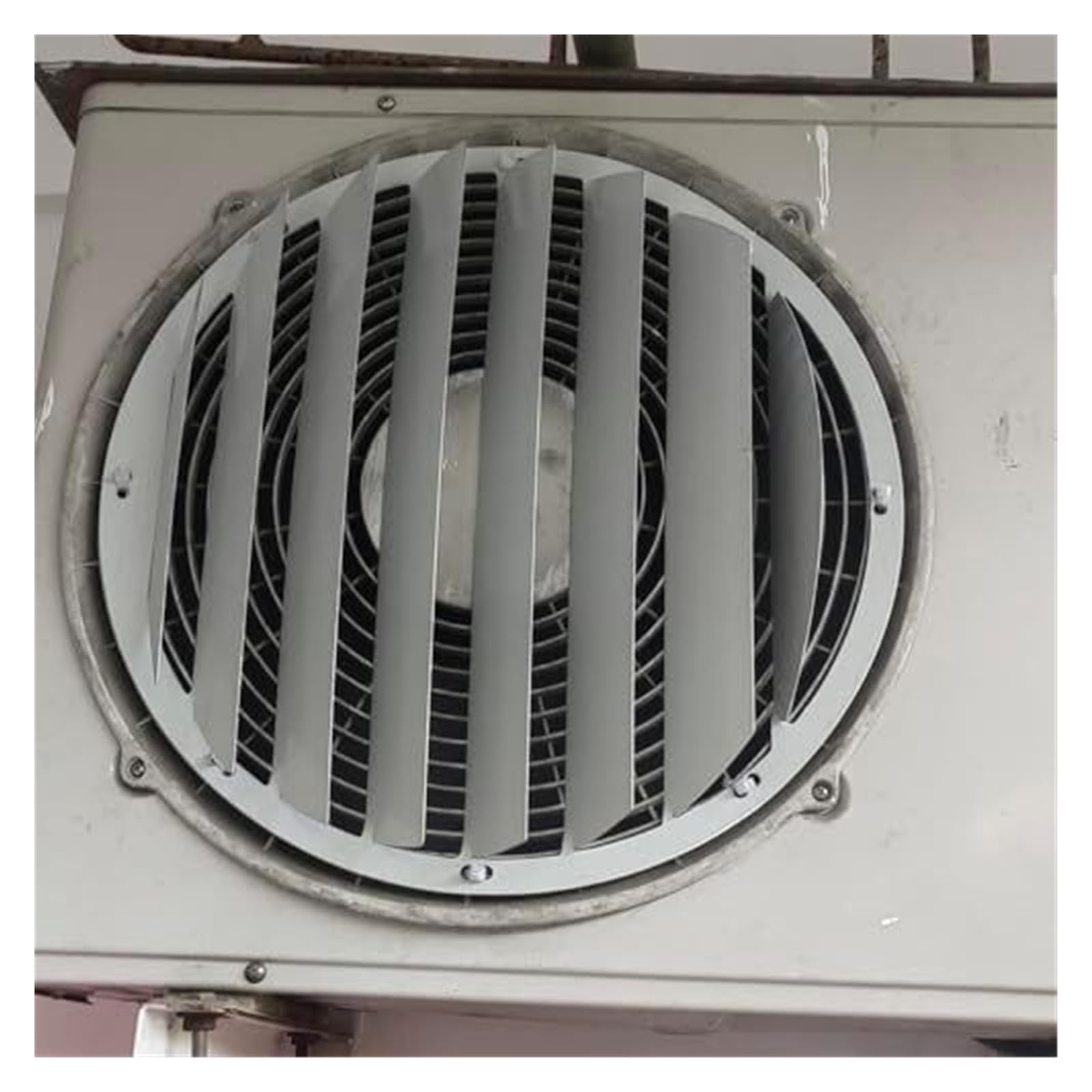 AC Wind Guide, Stainless Steel AC Outdoor Unit Wind Deflector, Multiple Sizes(Round,45x 45CM)