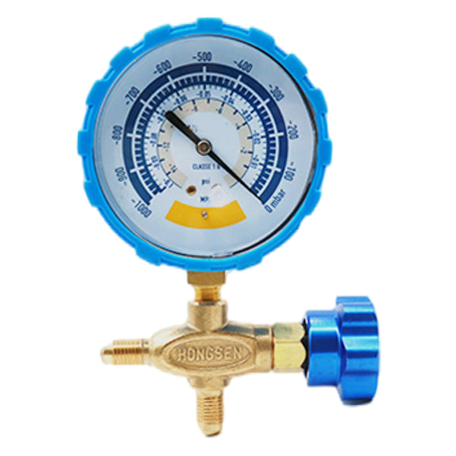 Pressure Gauge Accurate Air Gauge Instrument for Vacuum Pumps 0-1000mbar 1/8 Connector Vacuum Pressure