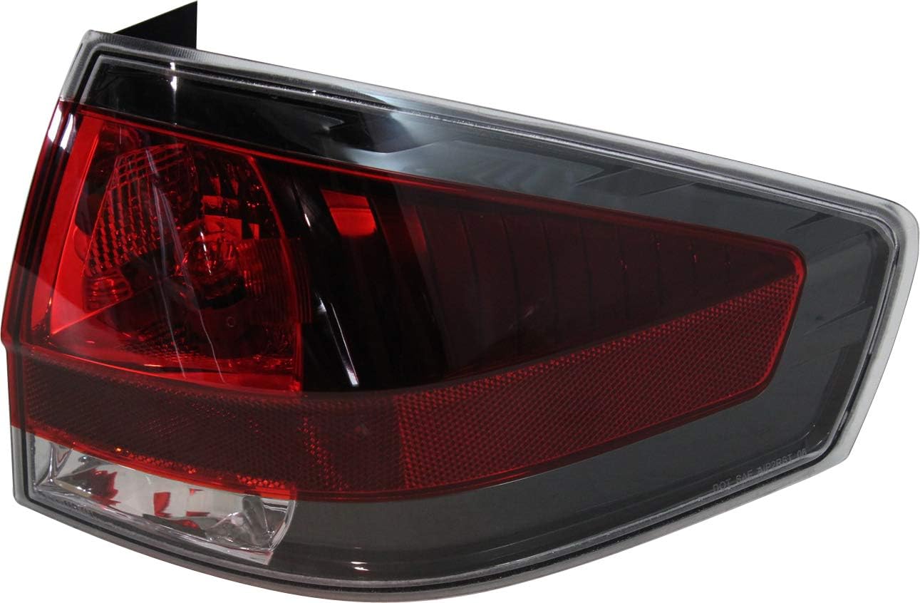 Garage-Pro Passenger Side Tail Light Compatible with 2009-2010 Ford Focus Assembly, with Painted Insert, Coupe