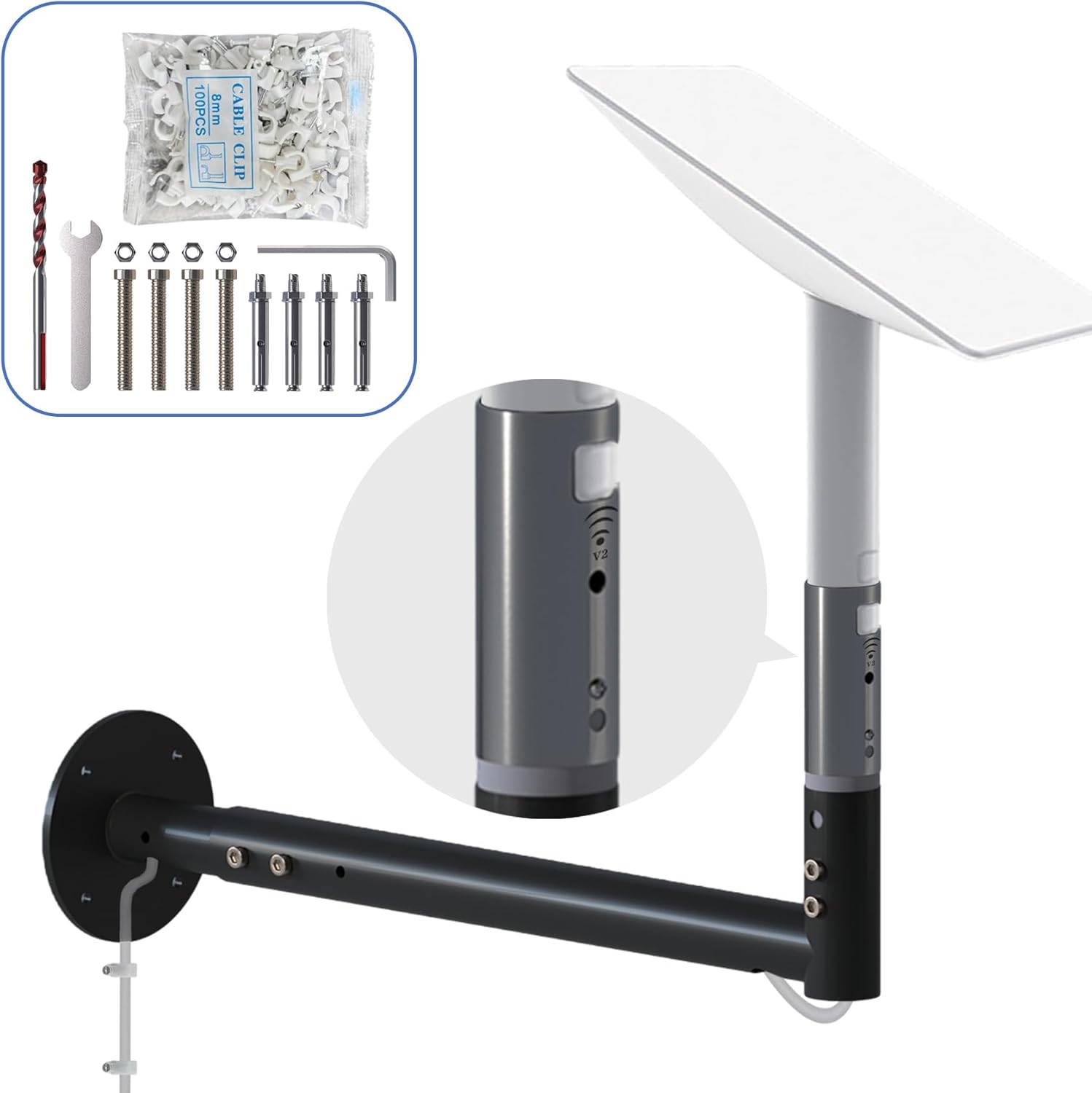 Starlink Mounting,Starlink Roof Mount Kit with Starlink