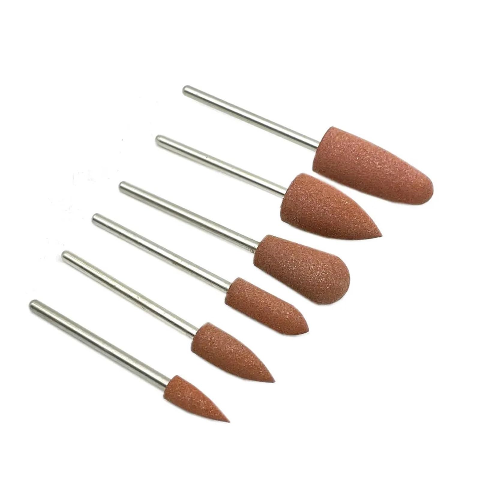 6 Pezzi di Fresa for Manicure, Punte for Trapano for Unghie in Ceramica diamantate, frese for Rimuovere Le Punte for Unghie, Set di Utensili for Macchina for Manicure elettrica in Gel(CS6-4)