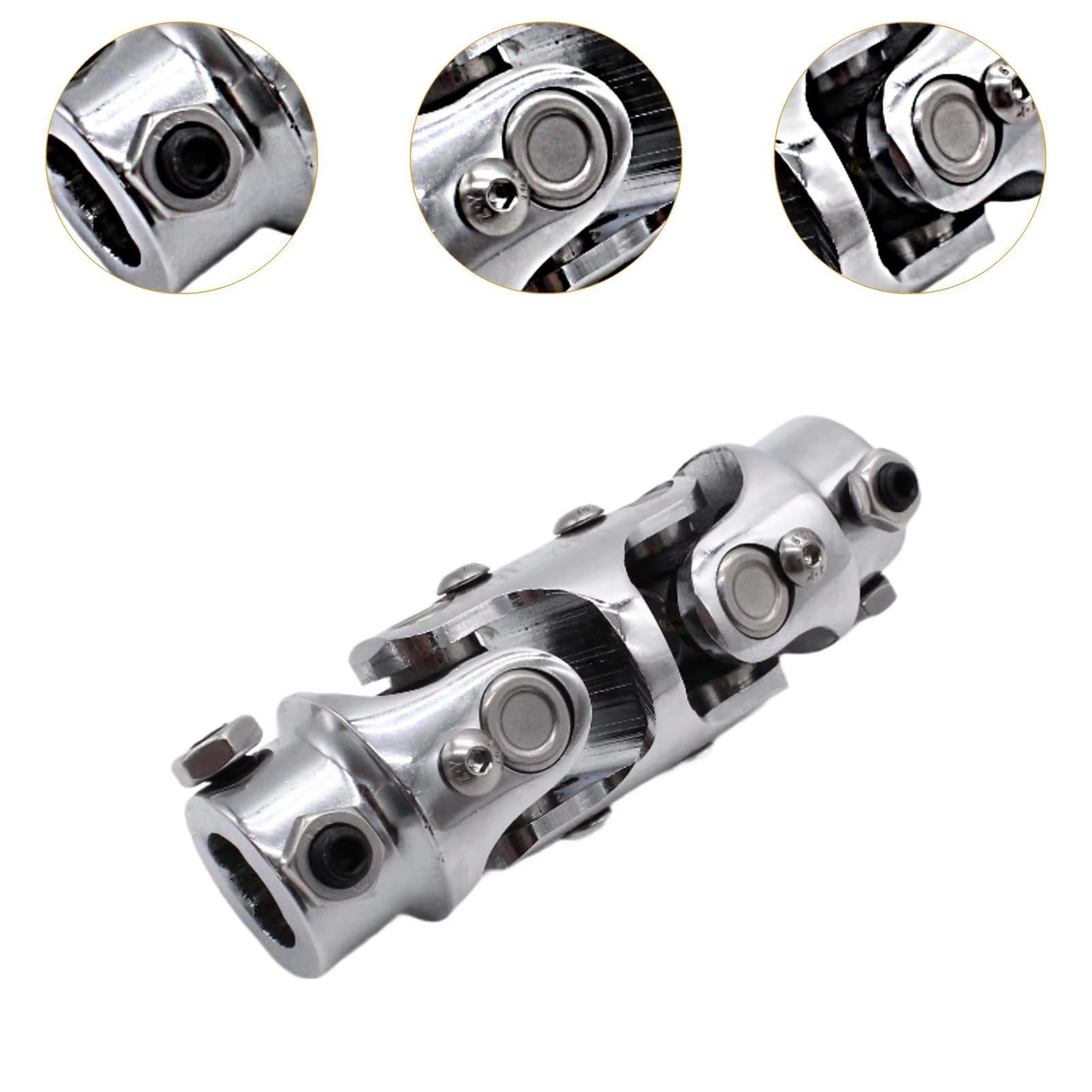 Kit Transmission Coupleur D'arbre À Joint En U Universel À Double Direction Pièce Rechange Accessoires Automobiles Remplacement 3/4 "DD X 3/4" DD