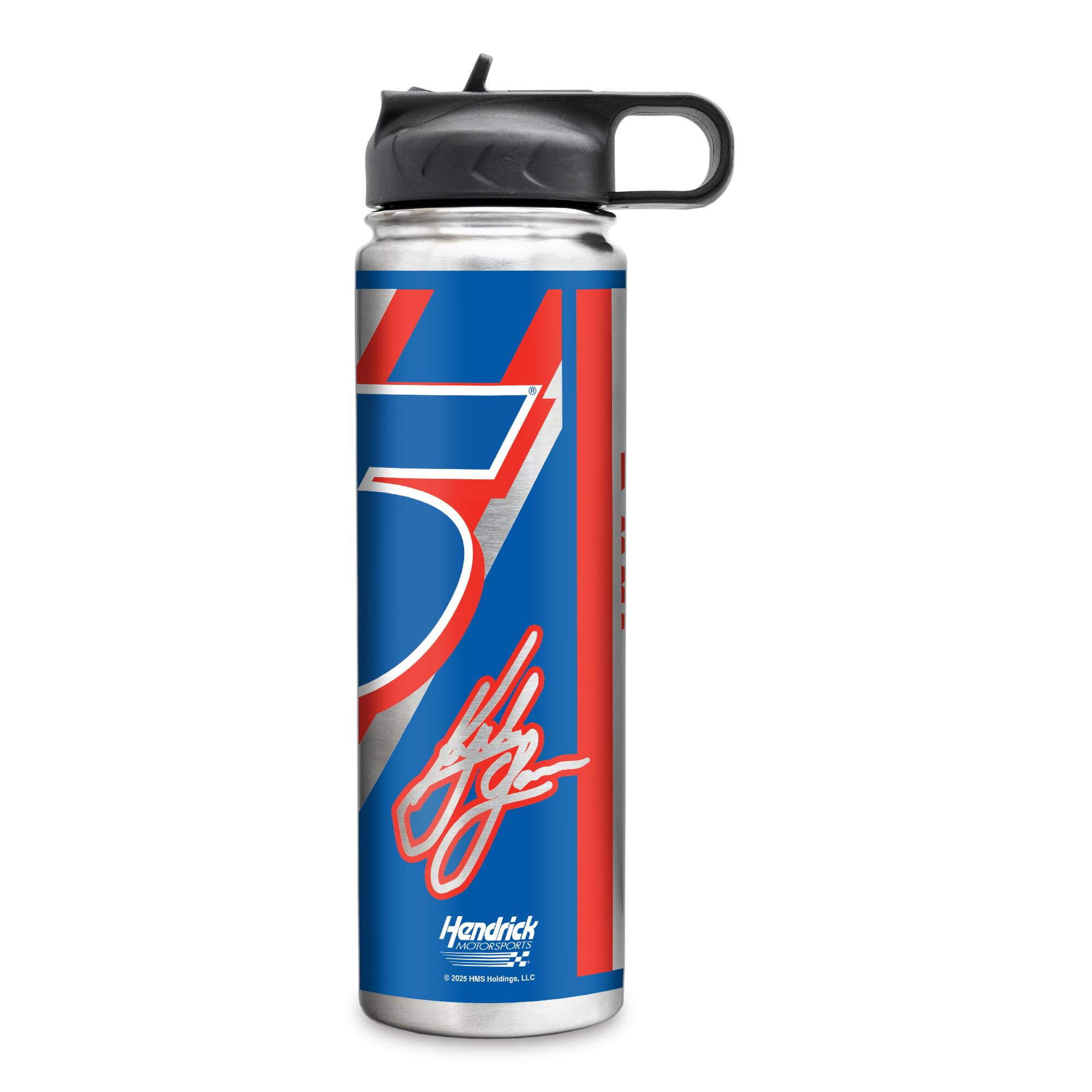 Rico Industries NASCAR Racing 22oz Stainless Steel Tumbler with Lid - Great For Coffee, Tea, Water or Cocktails