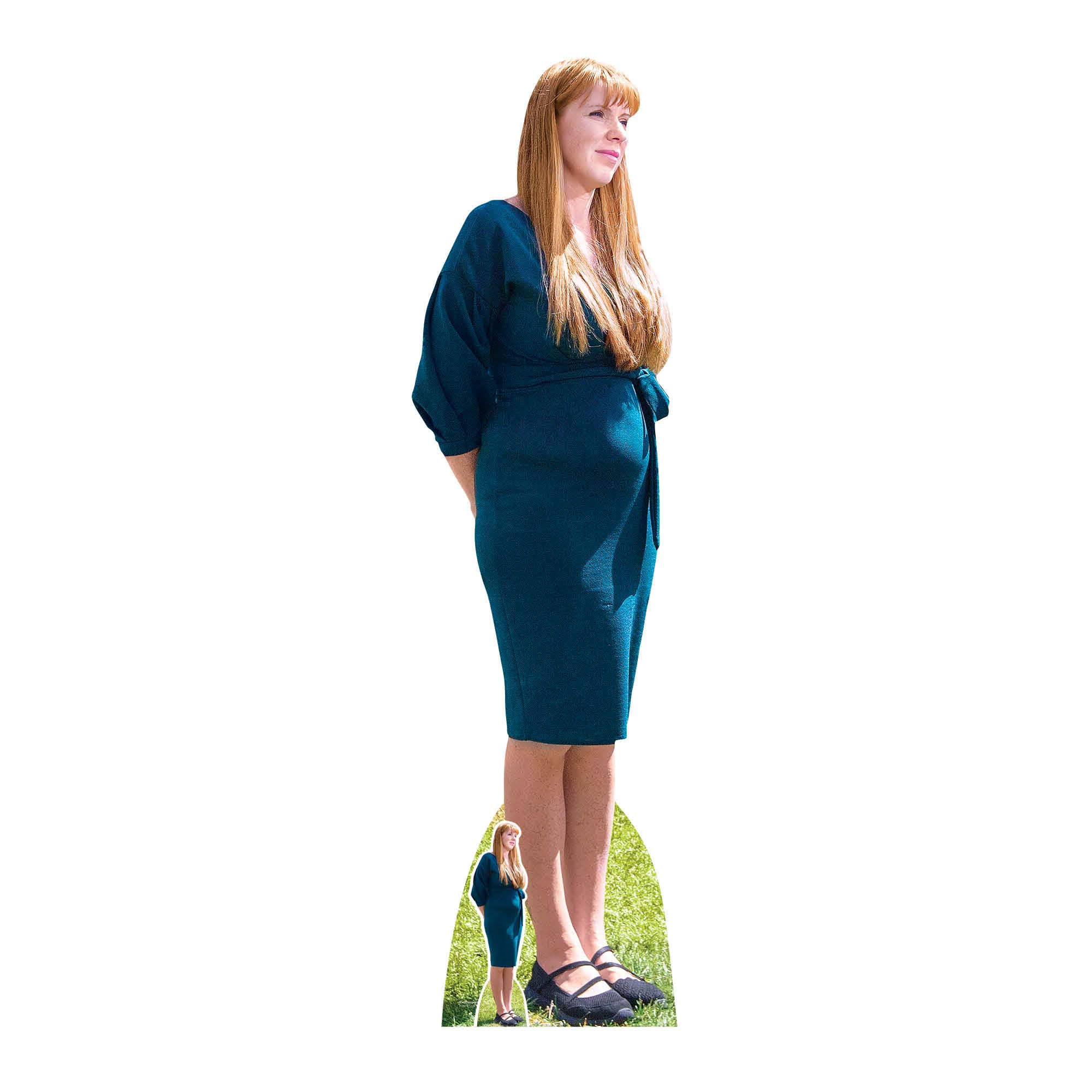Star Cutouts Angela Rayner Green Dress Sc4473 Cardboard Cut Out Height 169Cm
