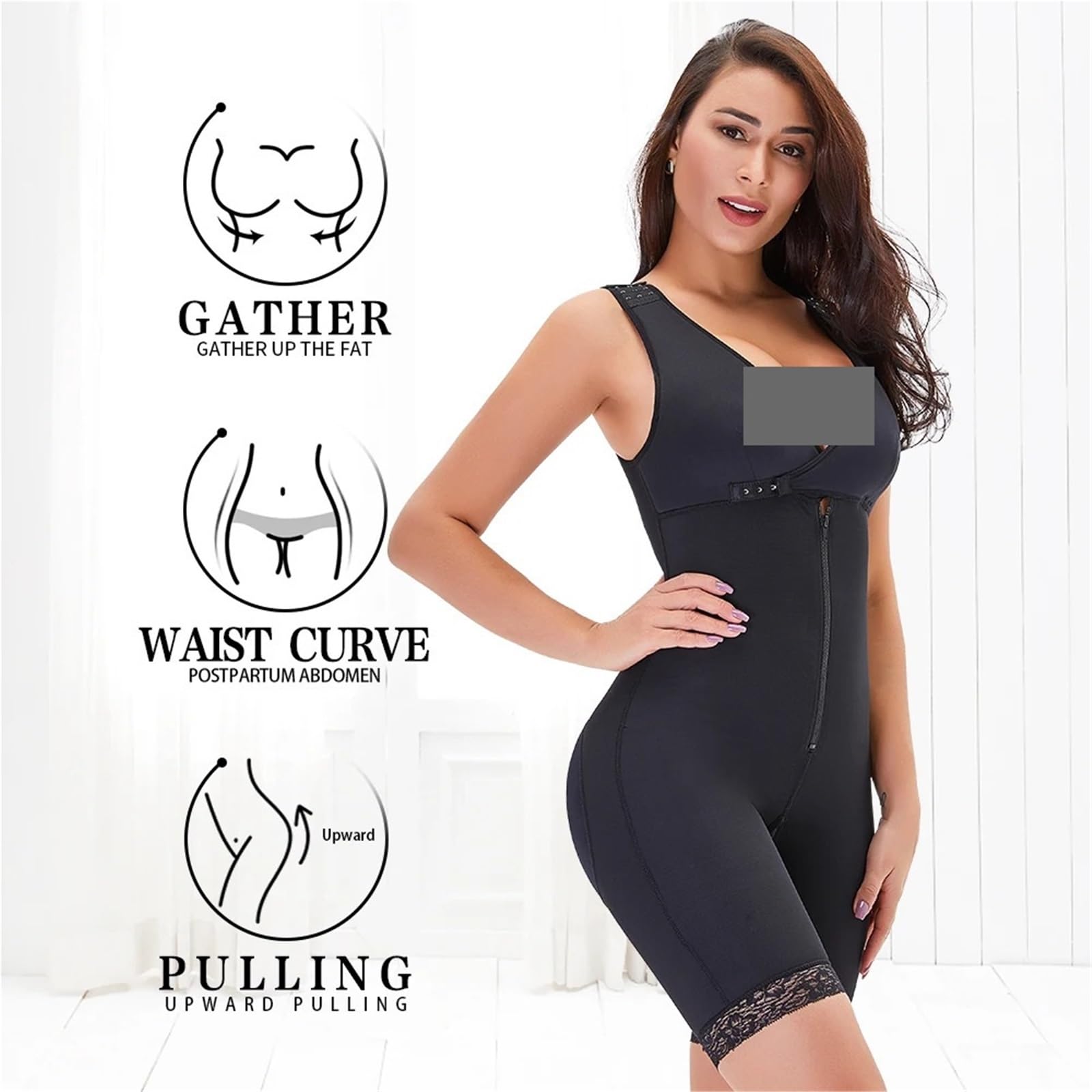 Braguitas Moldeadoras Entrenador de cintura talla grande moldeador de cuerpo completo sin costuras Control de barriga fajas Body muslo más delgado levantador de glúteos Para Moldear El Cuerpo(Beige,S)
