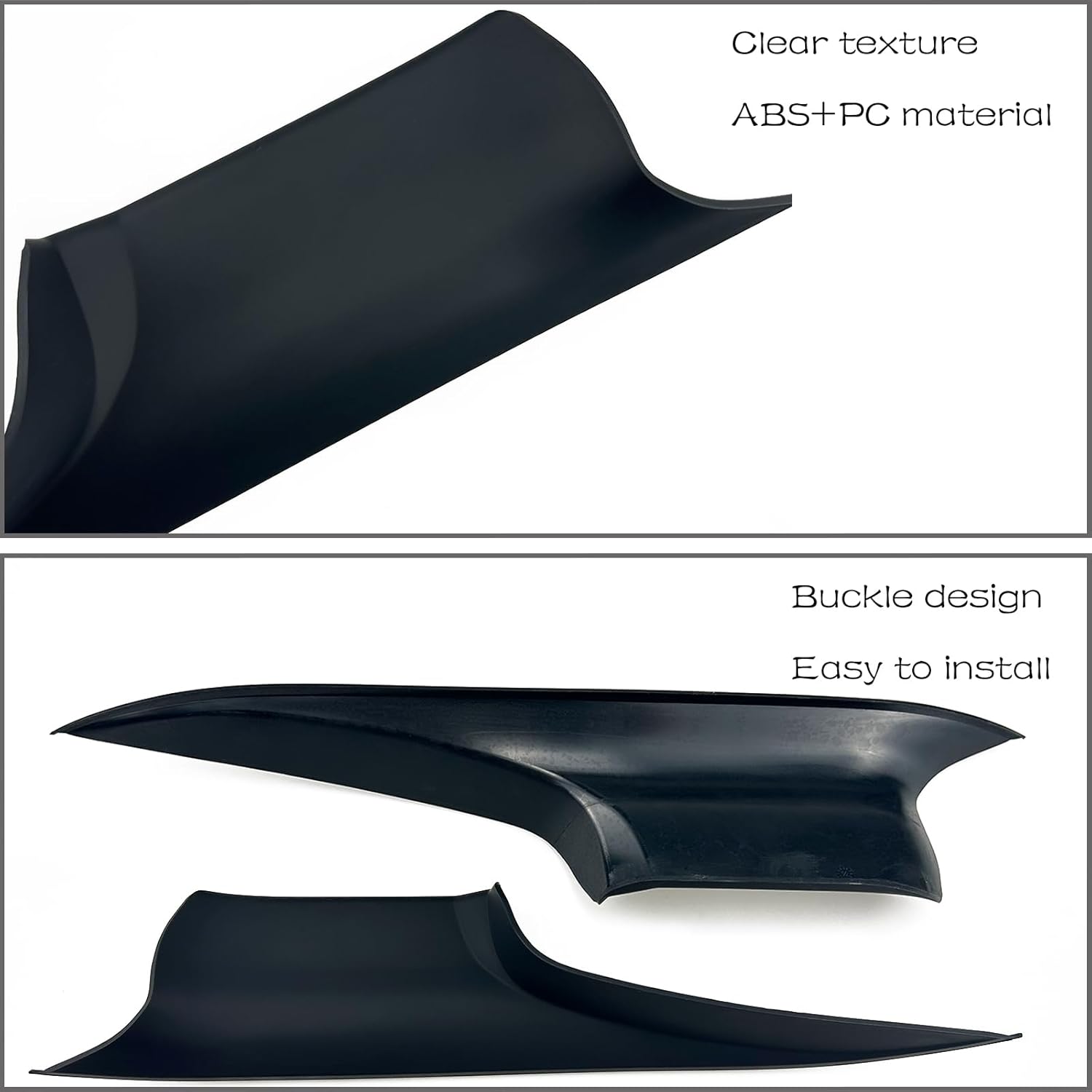Car Door Handle Cover Fit For BMW 7 Series F01 F02 730Ld 740i 740Li 750i 750Li 760Li 2009-2015 Front Row Left and Right Interior Door Pull Handles Protective Decorate Covers (F01 F02 Front Row Black)