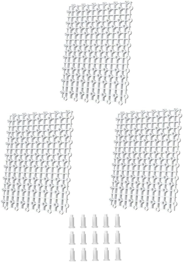 1set Aquarium Bottom Divider Grid Plate Plastic Filtering Tray for Fish Tank Easy Installation and Setup for Maintenance and Aquatic Environments