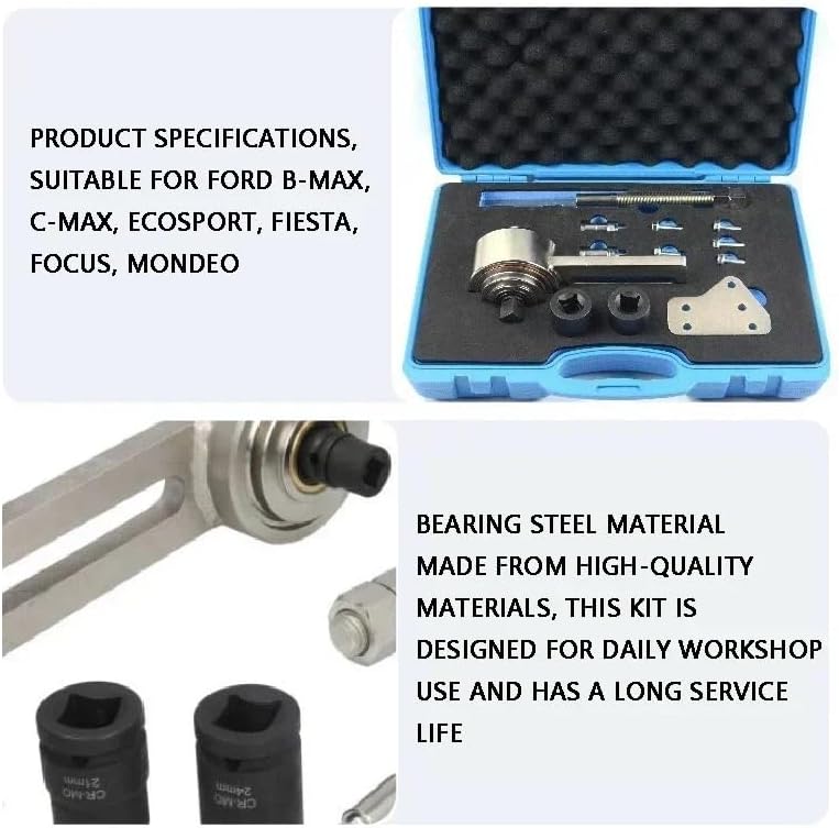 Engine Torque Multiplier Kit Auto Repair Combination Tool Set Crankshaft Belt Removal and Assembly Timing Kit Tool