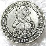 jooact US Hobo Nickel 1889 Morgan Dollar Girl Nickel Coin Funny Coin