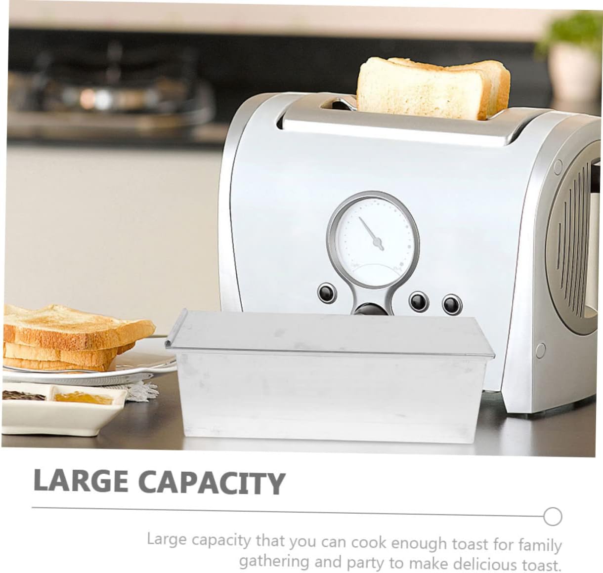 1000g Nonstick Aluminium Alloy Bread Pan with Lid for Baking Loaves at Home Professional Bakeries Excellent Thermal Conductivity Easy to Clean Design