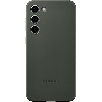 Samsung Silicone Smartphone Case EF-PS916 for Galaxy S23+ Mobile Phone Case Silicone Scratch-Resistant Slim Design Khaki