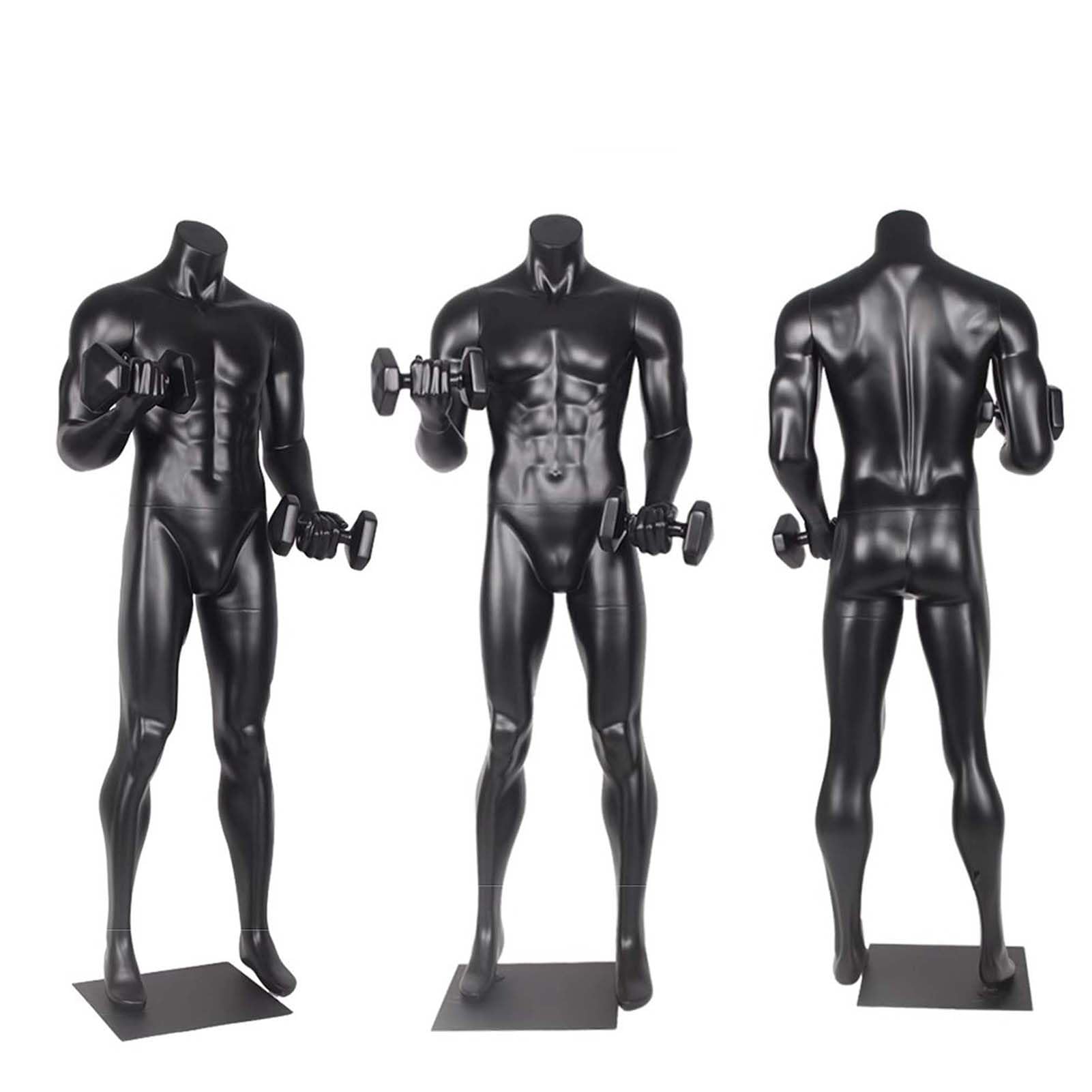 Manekin na całe ciało, manekin manekin do fitnessu do witryny sklepu sportowego, lekkie manekiny męskie/żeńskie (Male a)