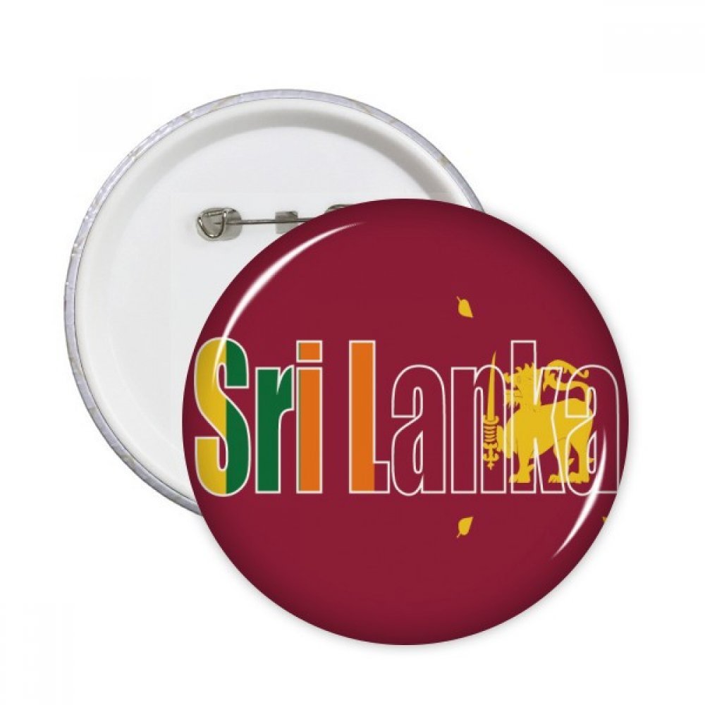 Bouton vêtements drapeau Sri Lanka pour customiser une veste et masquer un défaut - 3