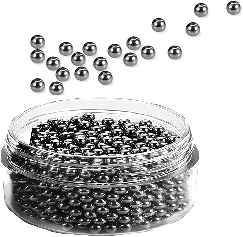 Agitator Balls for Model Acrylic Paint Set, 120 Pcs Mixer, Stainless Steel Mixing Balls, 5.5mm/0.22inch