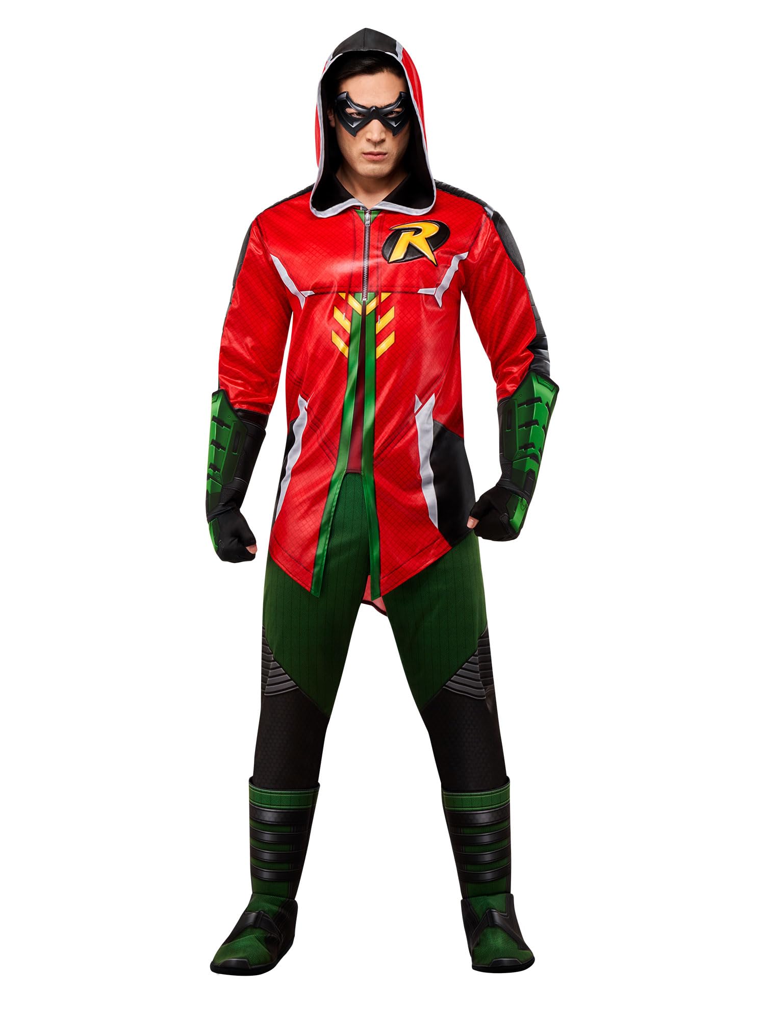 Rubies Disfraz de DC Gotham Knights Robin Deluxe para hombre, como se muestra