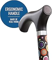 Vista 3 de Switch Sticks Bastón de caminar para hombres o mujeres, plegable y ajustable de 32 a 37 pulgadas, apto para FSA y HSA