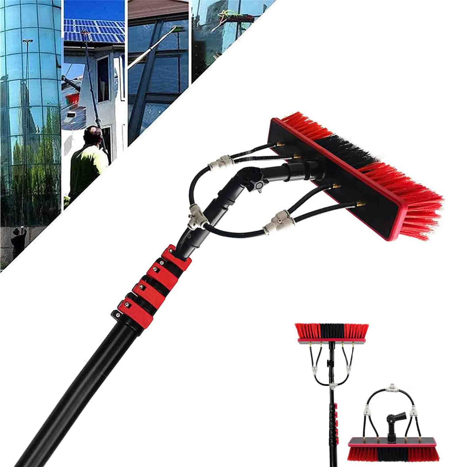 Kit de agua para exteriores, limpiador de ventanas para sistema de limpieza de paneles solares y S, herramienta de lavado de 3,6 m