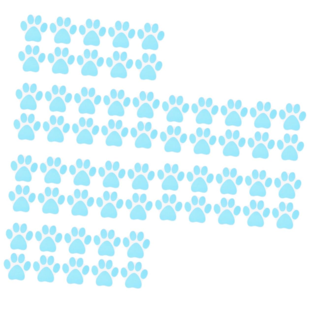 60piezas Pegatinas Antideslizantes De De Dibujos Animados para Bañera Diseño Divertido y Seguro Prevención De Resbalones Baños y Color Azul