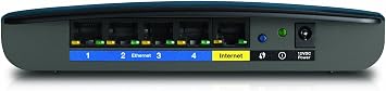 Linksys N600+ Wi-Fi Wireless Dual-Band+ Router with Gigabit Ports, Smart Wi-Fi App Enabled to Control Your Network from Anywhere (EA2700)