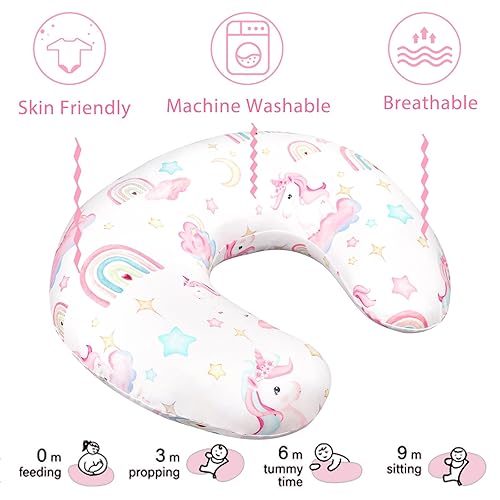 Miniatura 7 de Pea Pod Funda de almohada de lactancia, funda de almohada para mamás, suave, transpirable, tela de punto orgánico, fundas de almohada para recién