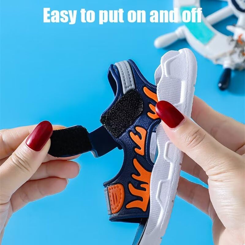 Kid Boys Non Slip Sport Sandals for Outdoor Walking4