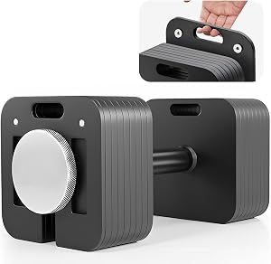 10-80lb Adjustable Dumbbells, Single Dumbbell, Quick Weight Adjustment, Lockable Square Weight Plate Dumbbell Set, Suitable for Home Gyms.